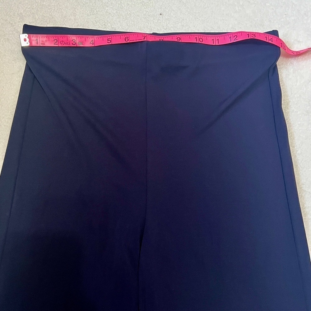 Lauren Ralph Lauren High Waisted Navy Wide Leg Pants - Small (29") - Picture 3 of 11